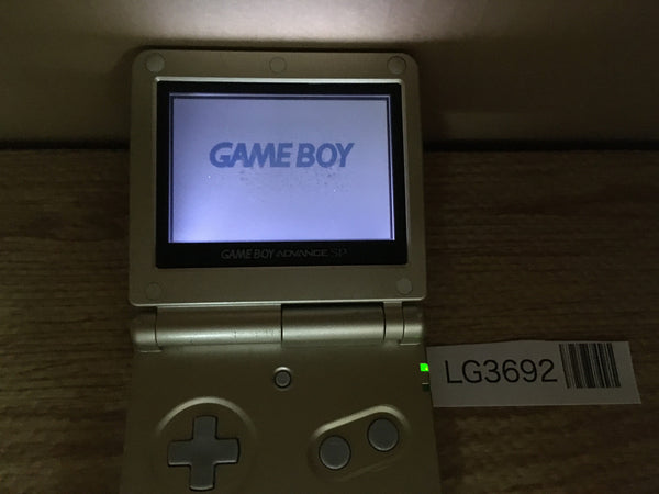 LG3692 Plz Read Item Condi GameBoy Advance SP Star Light Gold Game Boy Console Japan