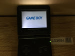 LG3694 No Battery GameBoy Advance SP Onyx Black Game Boy Console Japan