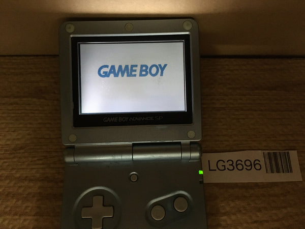 LG3696 Plz Read Item Condi GameBoy Advance SP Pearl Blue Game Boy Console Japan