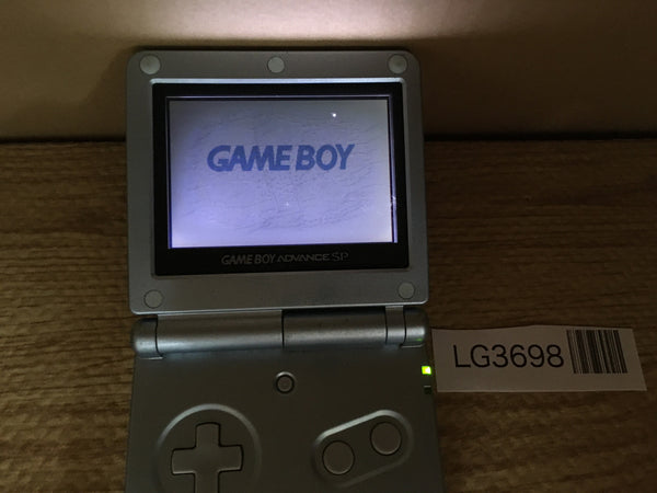 LG3698 Plz Read Item Condi GameBoy Advance SP Pearl Blue Game Boy Console Japan
