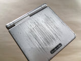 LG3701 Plz Read Item Condi GameBoy Advance SP Platinum Silver Game Boy Console Japan