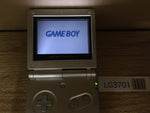 LG3701 Plz Read Item Condi GameBoy Advance SP Platinum Silver Game Boy Console Japan