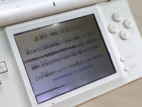 LG3714 Plz Read Item Condi Nintendo DS Lite Crystal White Console Japan