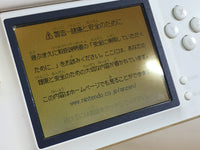 LG3716 Plz Read Item Condi Nintendo DS Lite Crystal White Console Japan