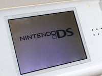 LG3716 Plz Read Item Condi Nintendo DS Lite Crystal White Console Japan