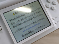 LG3717 No Battery Nintendo DS Lite Crystal White Console Japan
