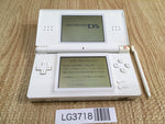 LG3718 Plz Read Item Condi Nintendo DS Lite Crystal White Console Japan
