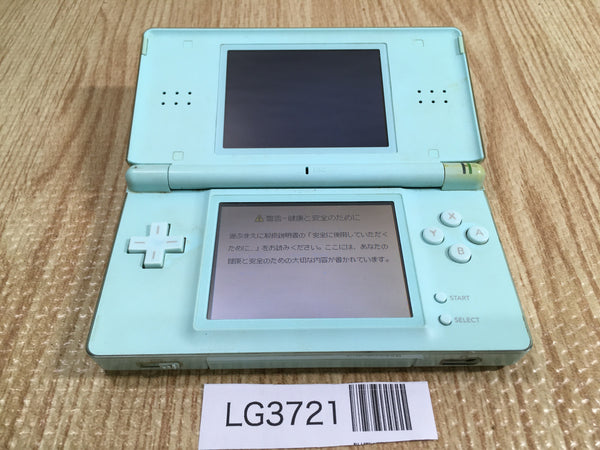 LG3721 Plz Read Item Condi Nintendo DS Lite Ice Blue Console Japan