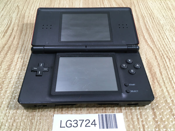 LG3724 Not Working Nintendo DS Lite Crimson Black Console Japan