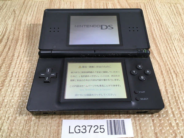 LG3725 Plz Read Item Condi Nintendo DS Lite Jet Black Console Japan