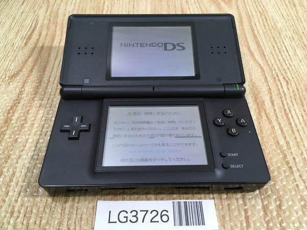 LG3726 Plz Read Item Condi Nintendo DS Lite Jet Black Console Japan