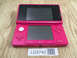 LG3742 Not Working Nintendo 3DS Gross Pink Console Japan