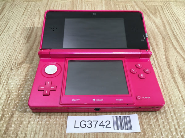 LG3742 Not Working Nintendo 3DS Gross Pink Console Japan