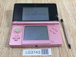 LG3743 Plz Read Item Condi Nintendo 3DS Misty Pink Console Japan