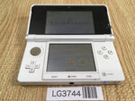 LG3744 Plz Read Item Condi Nintendo 3DS Pure White Console Japan