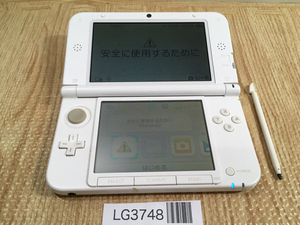 LG3748 Plz Read Item Condi Nintendo 3DS LL XL 3DS Pink White Console Japan