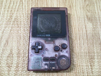 LG3756 Plz Read Item Condi GameBoy Pocket Clear Purple Game Boy Console Japan