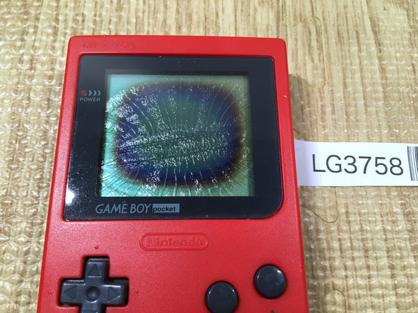 LG3758 Plz Read Item Condi GameBoy Pocket Red Game Boy Console Japan