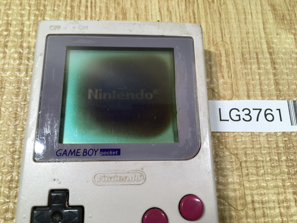 LG3761 Plz Read Item Condi GameBoy Pocket Gray Grey Game Boy Console Japan