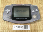 LG3793 Plz Read Item Condi GameBoy Advance Milky Blue Game Boy Console Japan