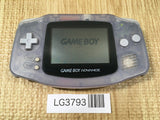 LG3793 Plz Read Item Condi GameBoy Advance Milky Blue Game Boy Console Japan
