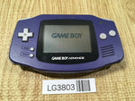 LG3803 Plz Read Item Condi GameBoy Advance Violet Game Boy Console Japan