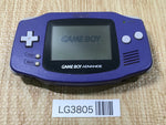 LG3805 Plz Read Item Condi GameBoy Advance Violet Game Boy Console Japan