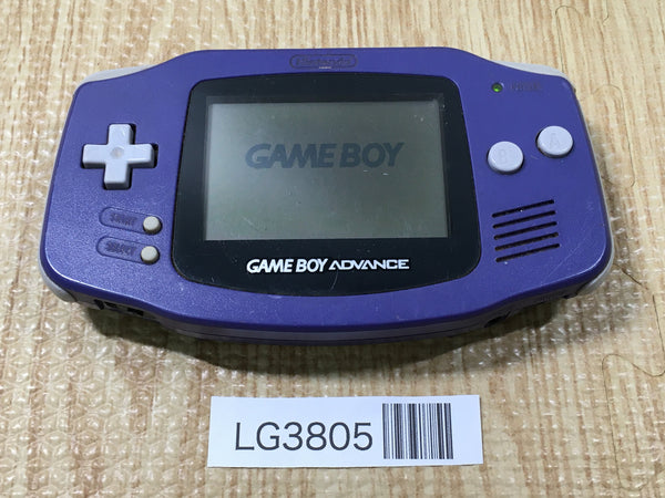 LG3805 Plz Read Item Condi GameBoy Advance Violet Game Boy Console Japan