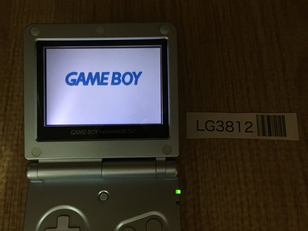 LG3812 Plz Read Item Condi GameBoy Advance SP Pearl Blue Game Boy Console Japan