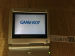 LG3818 Plz Read Item Condi GameBoy Advance SP Platinum Silver Game Boy Console Japan