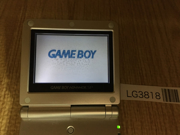 LG3818 Plz Read Item Condi GameBoy Advance SP Platinum Silver Game Boy Console Japan