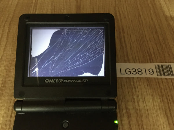 LG3819 Plz Read Item Condi GameBoy Advance SP Onyx Black Game Boy Console Japan