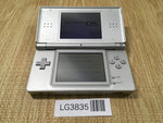 LG3835 Plz Read Item Condi Nintendo DS Lite Gross Silver Console Japan