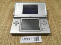 LG3835 Plz Read Item Condi Nintendo DS Lite Gross Silver Console Japan