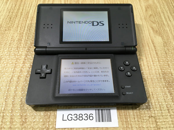 LG3836 No Battery Nintendo DS Lite Jet Black Console Japan
