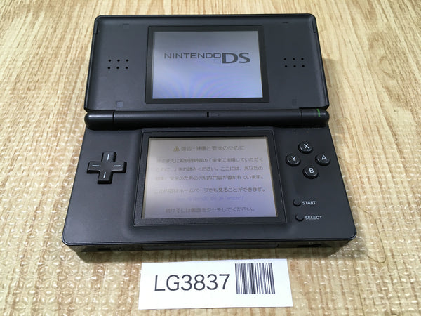 LG3837 Plz Read Item Condi Nintendo DS Lite Jet Black Console Japan