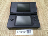 LG3838 Not Working Nintendo DS Lite Crimson Black Console Japan