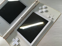 LG3839 Plz Read Item Condi Nintendo DS Lite Crystal White Console Japan