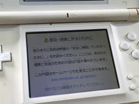 LG3839 Plz Read Item Condi Nintendo DS Lite Crystal White Console Japan