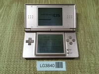 LG3840 Plz Read Item Condi Nintendo DS Lite Metallic Rose Console Japan