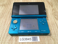 LG3845 Plz Read Item Condi Nintendo 3DS Aqua Blue Console Japan