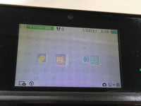 LG3846 Plz Read Item Condi Nintendo 3DS Clear Black Console Japan