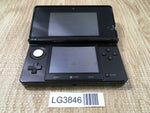 LG3846 Plz Read Item Condi Nintendo 3DS Clear Black Console Japan