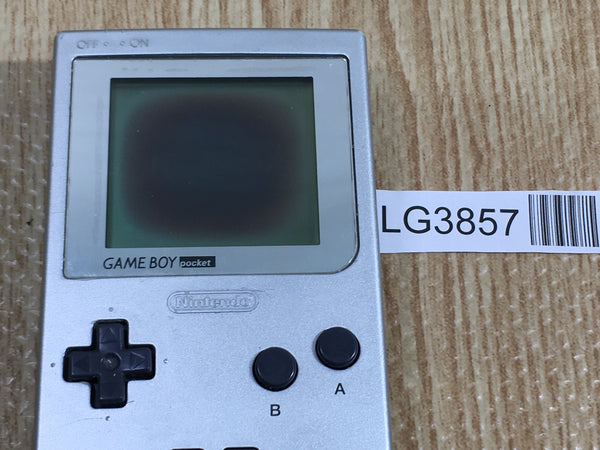 LG3857 Plz Read Item Condi GameBoy Pocket Silver Game Boy Console Japan
