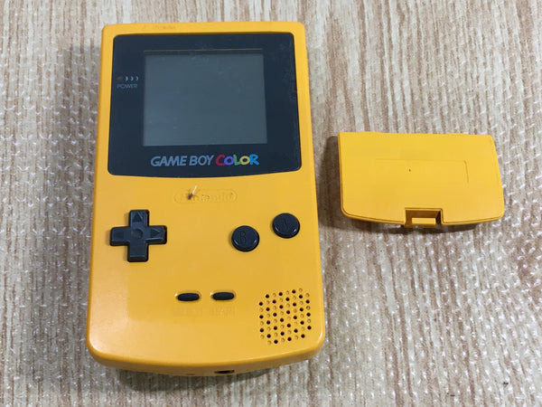 LG3864 With Defects - GameBoy Color Yellow Game Boy Console Japan