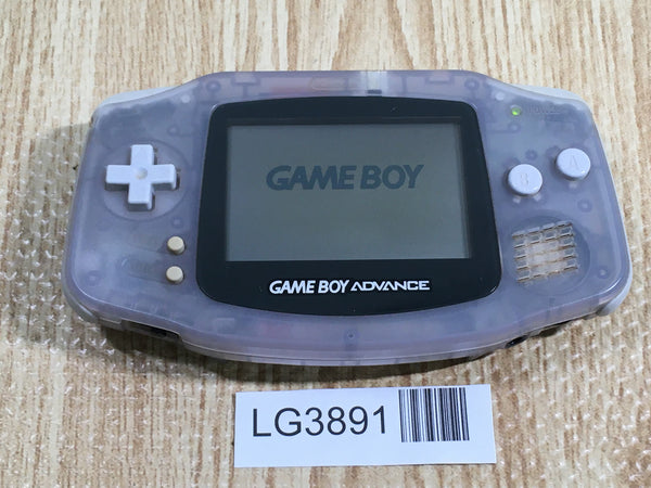 LG3891 Plz Read Item Condi GameBoy Advance Milky Blue Game Boy Console Japan