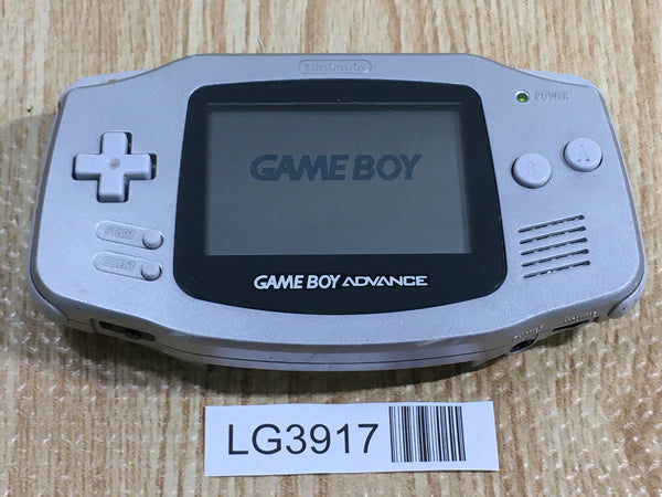 LG3917 Plz Read Item Condi GameBoy Advance Silver Game Boy Console Japan