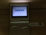 LG3919 No Battery GameBoy Advance SP Platinum Silver Game Boy Console Japan