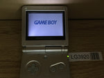 LG3920 Plz Read Item Condi GameBoy Advance SP Platinum Silver Game Boy Console Japan