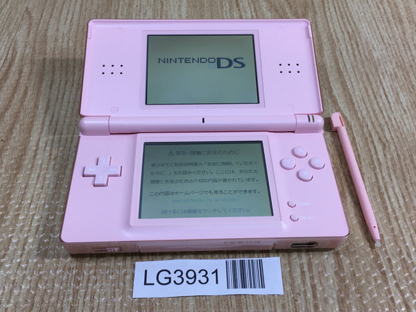 LG3931 Plz Read Item Condi Nintendo DS Lite Noble Pink Console Japan